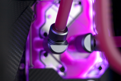 EK Water Blocks EK-Quantum Torque Rotary T - Satin Titanium