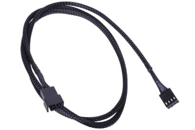 LK Phobya 4Pin PWM Verlängerung - Schwarz 90cm