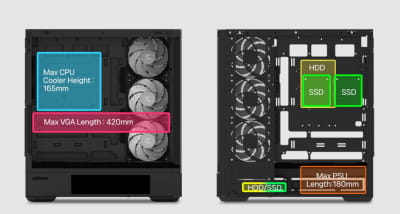 GHE Zalman P40 DS - Schwarz