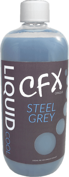 WAZ Liquid.cool CFX Fertiggemisch Opaque Performance Kühlflüssigkeit - Steel Grey 1000ml