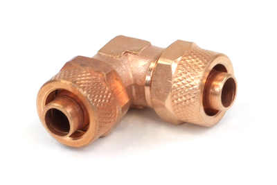 ANS 11/8mm (8x1,5mm) L Schlauchverbinder - verkupfert EOL ANS 11/8mm (8x1,5mm) L Schlauchverbinder - verkupfert EOL
