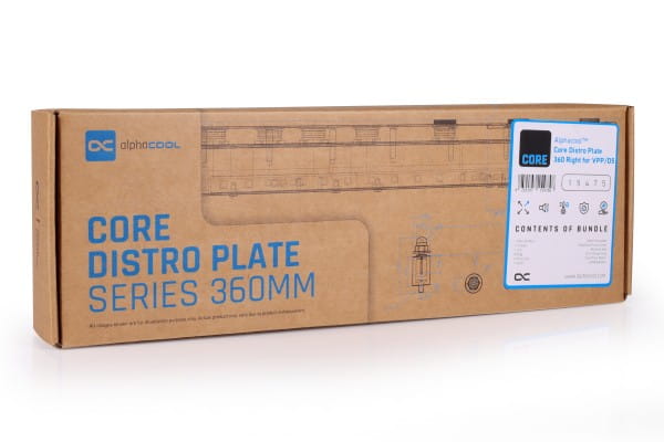 AGB Alphacool Core Distro Plate 360 Links VPP/D5 PHT EOL