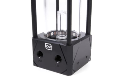 PUM Alphacool Eisbecher Aurora D5 Acetal/Glas - 250mm mit D5 VPP655 PWM Pumpe