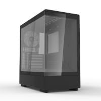 GHE Zalman P10 micro-ATX Gehäuse Tempered Glass Panoramic View - Schwarz