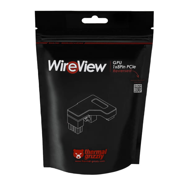 ZK Thermal Grizzly WireView GPU 1x8Pin PCIe, Reversed