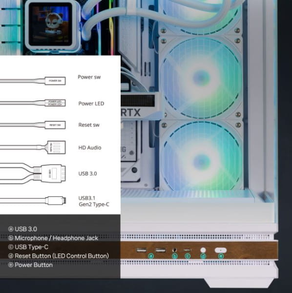 GHE Zalman P40 Namu - Weiß