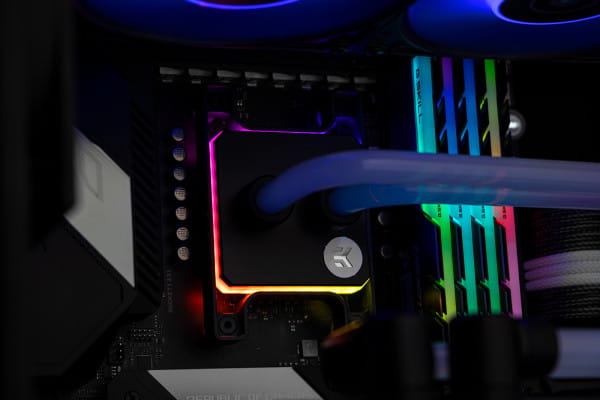 WAC EK Water Blocks EK-Quantum Magnitude D-RGB AM4 Wasserkühler - Nickel + Acetal EOL