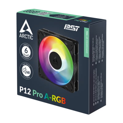 L12 Arctic P12 Pro A-RGB, schwarz, 120mm