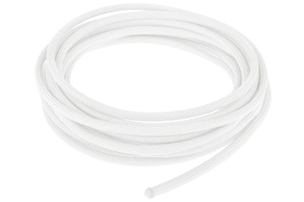 MKA Alphacool AlphaCord Sleeve 4mm - 3,3m (10ft) - White (Paracord 550 Typ 3) 330cm EOL