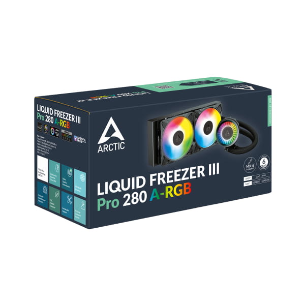 KOI Arctic Liquid Freezer III Pro 280 A-RGB (Black)