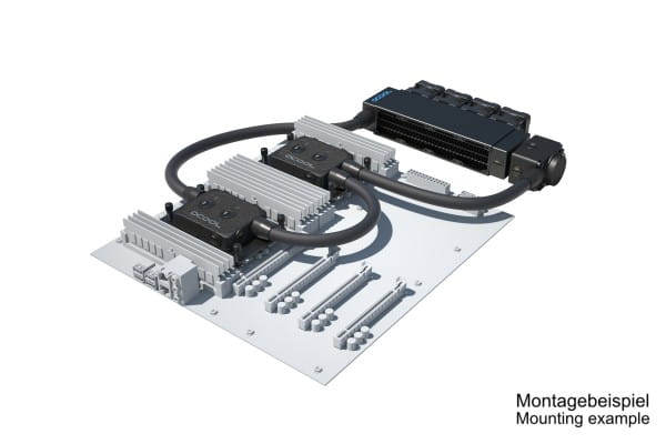 SVK Alphacool ES 1U - 4 x 40 / 2x XPX Pro 1U / Eisstation 40 DC-LT 3600rpm