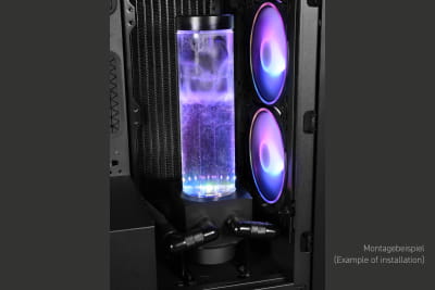 PUM Alphacool Core 200 Aurora Ausgleichsbehälter Acetal/Acryl mit VPP/D5 Apex PWM Pumpe