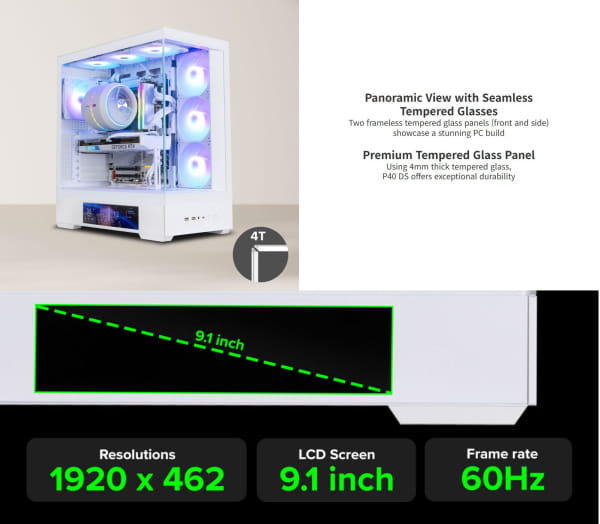 GHE Zalman P40 DS - Weiß