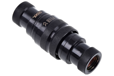ANK B-Ware Alphacool Eiszapfen Schnellverschlusskupplungsset G1/4 IG - Deep Black