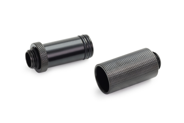 ANF Alphacool ES D-Plug 41-69mm G1/4 AG auf G1/4 AG - Deep Black