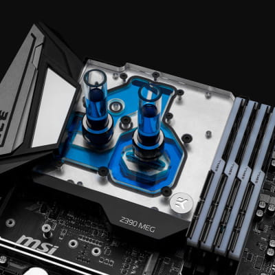 WAC EK Water Blocks EK-Momentum Z390 MEG Ace D-RGB - Acryl CPU Wasserkühler  EOL