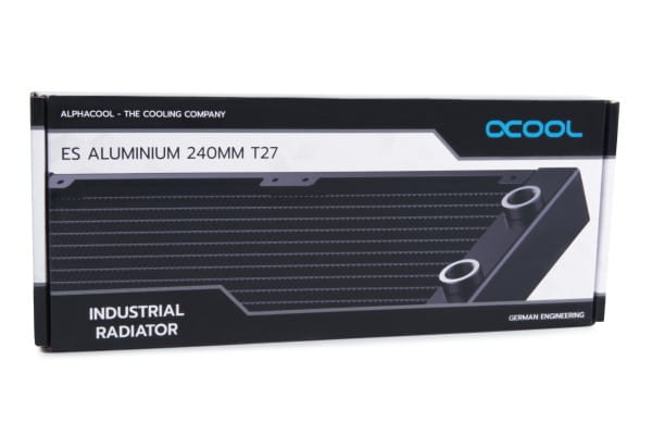 RAD Alphacool ES Aluminium 240 mm T27 - (For Industry only) EOL