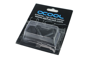 ANT Alphacool HF 10mm (3/8") Schlauchanschluss 90° drehbar G1/4 mit O-Ring - Deep Black