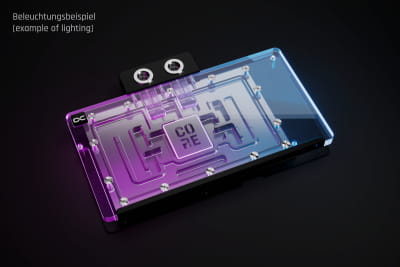 WAK Alphacool Core Geforce RTX 5090 Gaming + Windforce mit Backplate