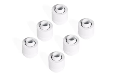 ANS B-Ware Alphacool Eiszapfen 13/10mm Anschraubtülle G1/4 - White Sixpack