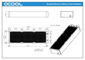 RAD Alphacool NexXxoS Monsta 180mm Triple Radiator