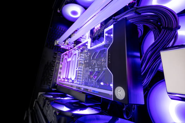 KAB EK Water Blocks EK-Loop Vertical GPU Holder EVO - Gen4 Riser