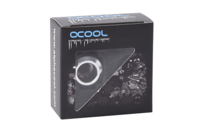 ANS Alphacool Eiszapfen PRO 16mm HardTube Fitting G1/4 - Chrome