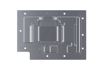 WAK B-Ware Alphacool Eisblock Aurora Acryl RTX 4070TI Reference mit Backplate