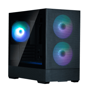 GHE Zalman P30 Air micro-ATX Gehäuse Tempered Glass side mesh front - Schwarz