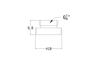 ANZ Bykski B-PD5-S Verschlussschraube Stopfen - Silver