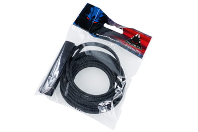 MKA Phobya Simple Sleeve Kit 6mm (1/4") Schwarz 2m incl. Heatshrink 30cm EOL