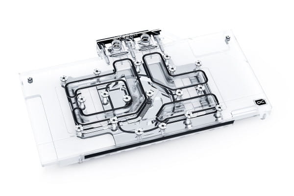 WAK Alphacool Eisblock Aurora Acryl GPX-A RX 6700XT Gaming X mit Backplate PHT EOL