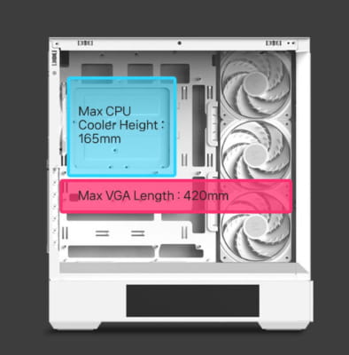 GHE Zalman P40 DS - Weiß