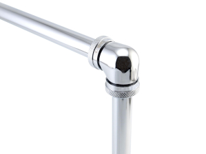 ANS XSPC 14mm HardTube Anschraubtülle 90° L-Verbinder - Chrom