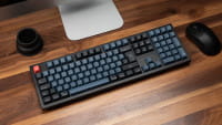 TAT Keychron K10 Pro - Gaming-Tastatur schwarz/blau, DE-Layout, Gateron G Pro Brown, Hot-Swap, PBT