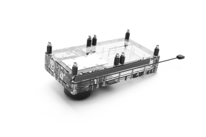 PUM Alphacool Core Flat Reservoir 240 Left mit VPP Apex Pumpe