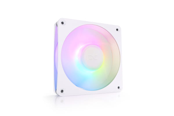 L12 Alphacool Apex Stealth Metall Aurora Lüfter Weiß 2600rpm (120x120x25mm)