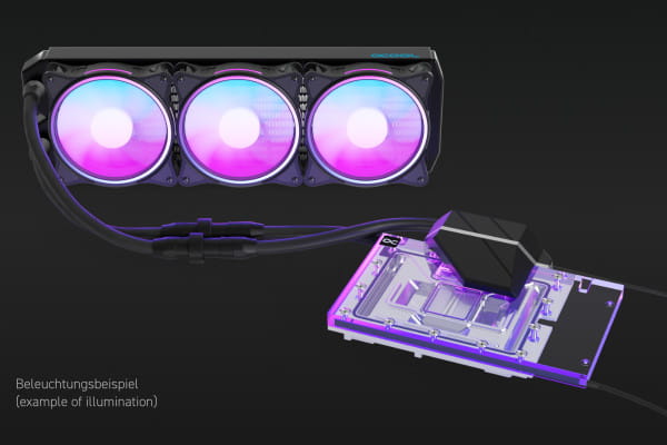 KOI Alphacool Eiswolf 2 AIO - 360mm RTX 4090 Founders Edition mit Backplate