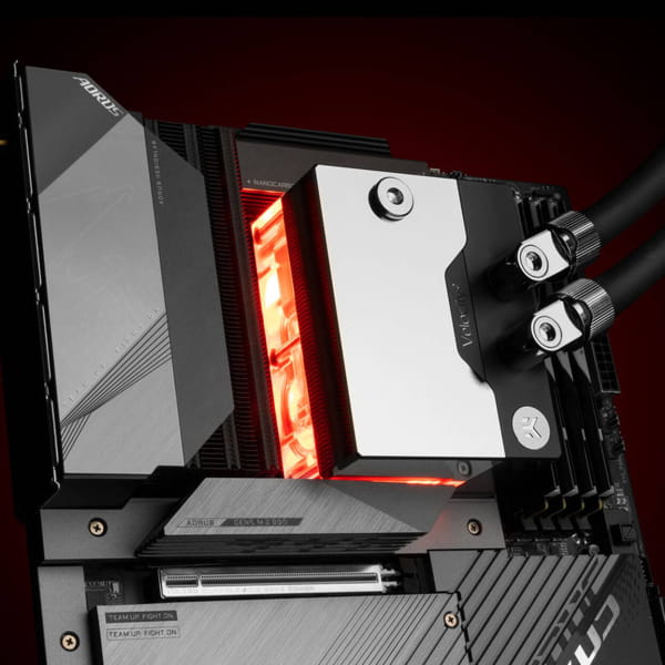 WAC EK Water Blocks EK-Quantum Velocity² DDC 4.2 PWM D-RGB - AM5 Nickel + Plexi