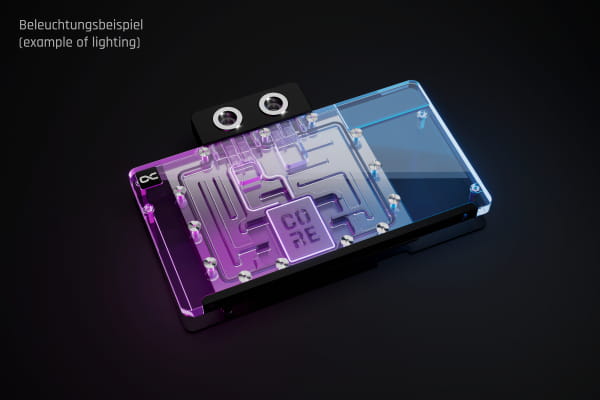 WAK Alphacool Core RX 9070 XT Red Devil mit Backplate