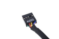 ZK Phobya HD Audio Verlängerung Buchse/Stecker 30cm - Schwarz
