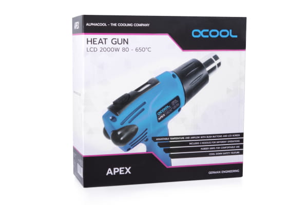 SZ B-Ware Alphacool Apex Heat Gun mit LCD 2000W 80-650°C