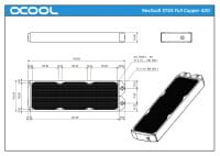 RAD Alphacool NexXxoS XT45 Full Copper 420mm Radiator