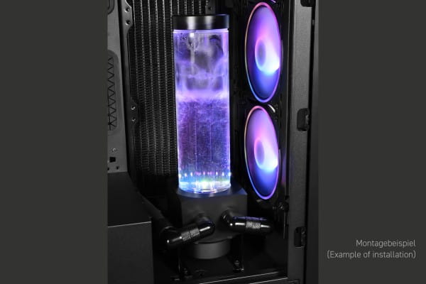 PUM Alphacool Core 200 Aurora Ausgleichsbehälter Acetal/Acryl mit VPP/D5 Apex PWM Pumpe