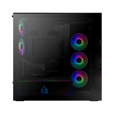 Arctic B-Ware Xtender VG (Black) Premium E-ATX PC-Gehäuse mit vertikaler GPU-Montage