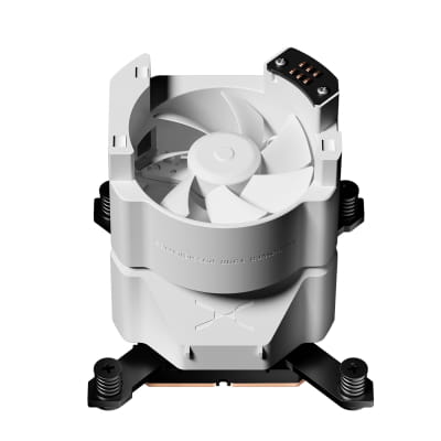 WAC TRYX Panorama CPU Wasserblock mit AMOLED-Display - weiß