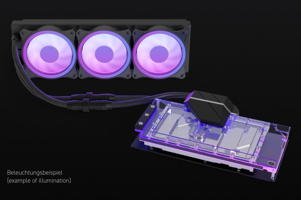 KOI Alphacool Eiswolf 2 AIO - 360mm RTX 3090 TI Strix/TUF mit Backplate EOL