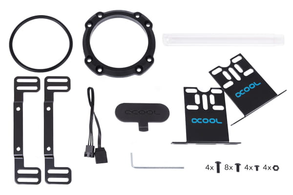 AGB B-Ware Alphacool Eisbecher Aurora D5 Acetal/Glas - 250mm