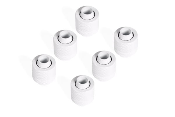 ANS B-Ware Alphacool Eiszapfen 13/10mm Anschraubtülle G1/4 - White Sixpack