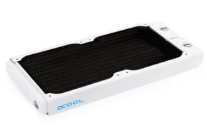 RAD Alphacool HPE-30 Full Copper 240mm Radiator - White